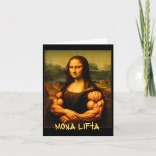 Mona Lifta Muscle Mona Lisa Bodybuild der Gym och Kort