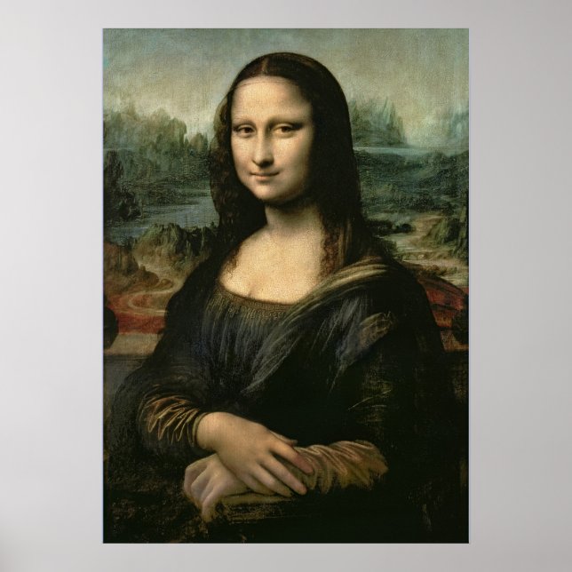 Mona Lisa, 1503-6 Poster (Framsidan)