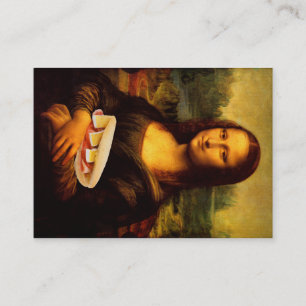 Mona Lisa älskar Panini Visitkort