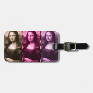 Mona Lisa Animal Print Lila Rosa Chocolate Bagagebricka