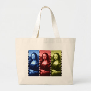 Mona Lisa Animal Print Primary Färg Jumbo Tygkasse