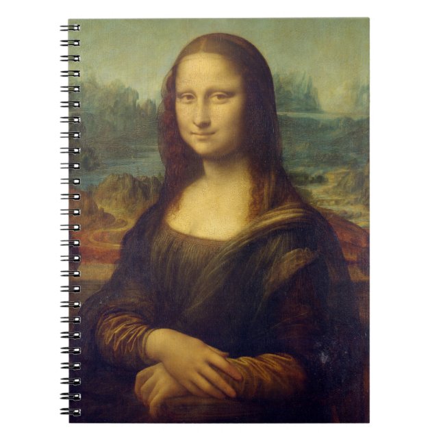 Mona Lisa Anteckningsbok Med Spiral (Framsidan)
