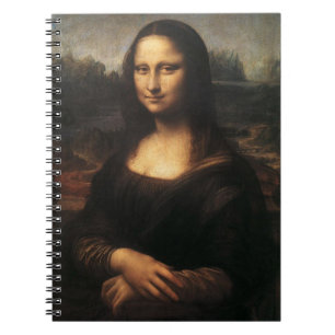 Mona Lisa Anteckningsbok Med Spiral