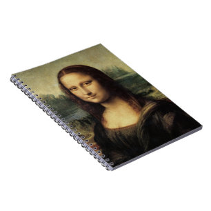 Mona Lisa Anteckningsbok Med Spiral