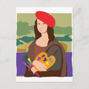 Mona Lisa Artist Vykort