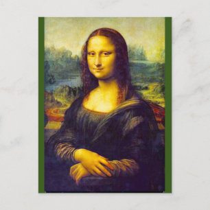 Mona Lisa av Da Vinci, Fine Art, Vykort