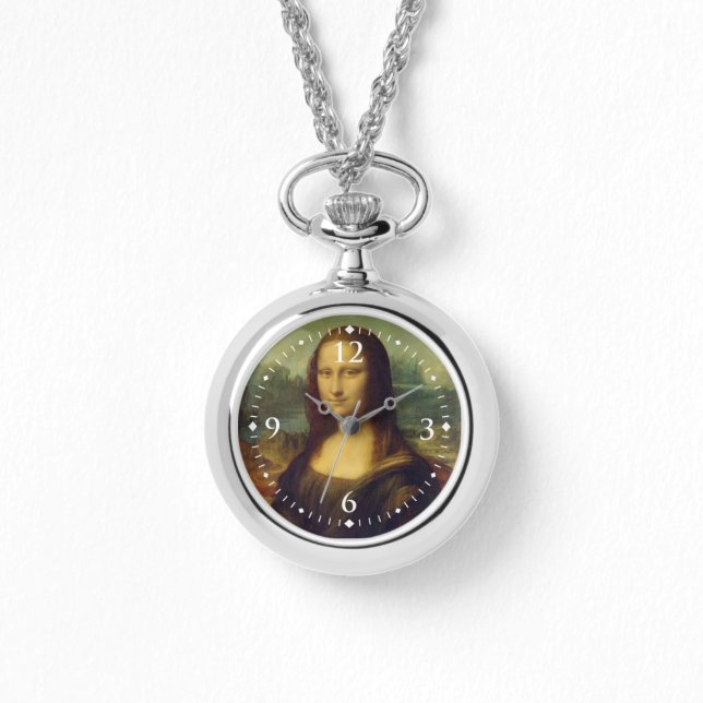 Mona Lisa av Leonardo Da Vinci Armbandsur (Framsida)