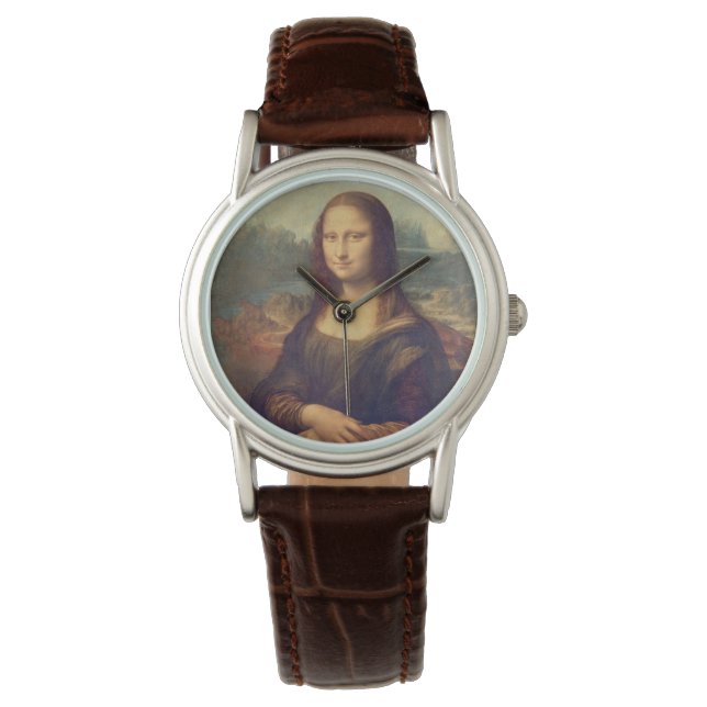 Mona Lisa av Leonardo da Vinci Armbandsur (Framsida)