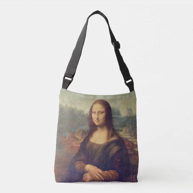 Mona Lisa av Leonardo Da Vinci Axelväska (Framsida)