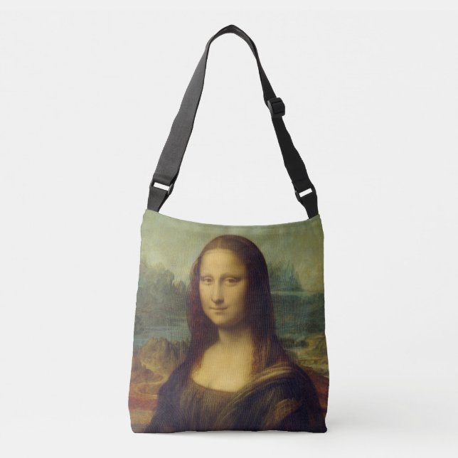 Mona Lisa av Leonardo Da Vinci Axelväska (Framsida)