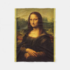 Mona Lisa av Leonardo da Vinci Fleecefilt
