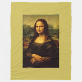Mona Lisa av Leonardo da Vinci Fleecefilt
