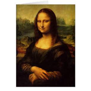 Mona Lisa av Leonardo da Vinci Hälsningskort