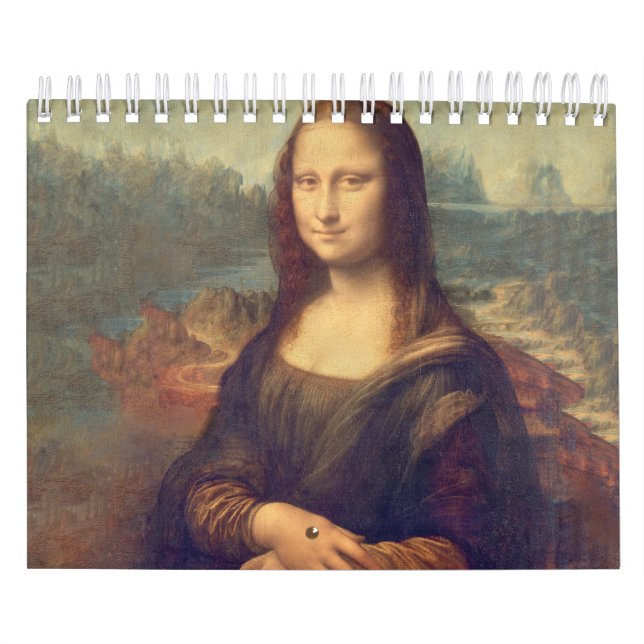 Mona Lisa av Leonardo da Vinci Kalender (Omslag)