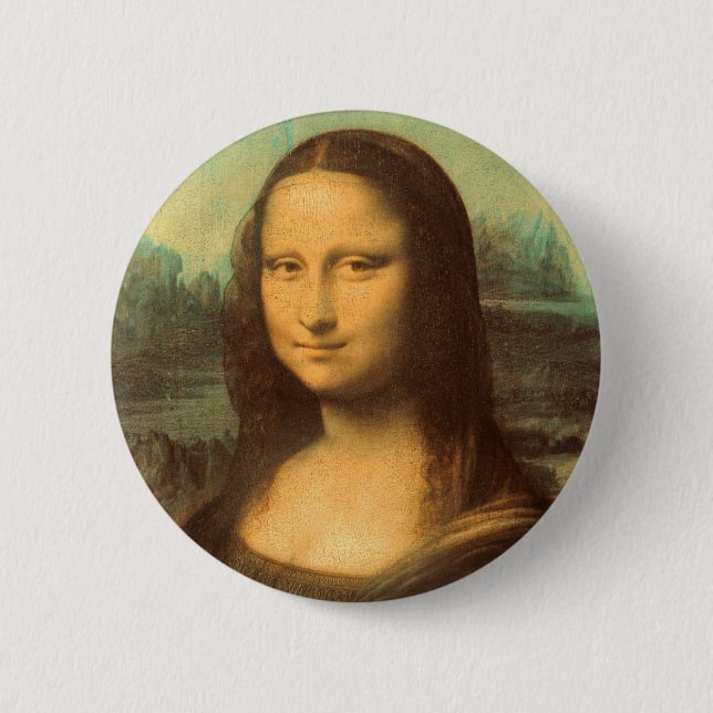 Mona Lisa av Leonardo da Vinci Knapp (Framsida)