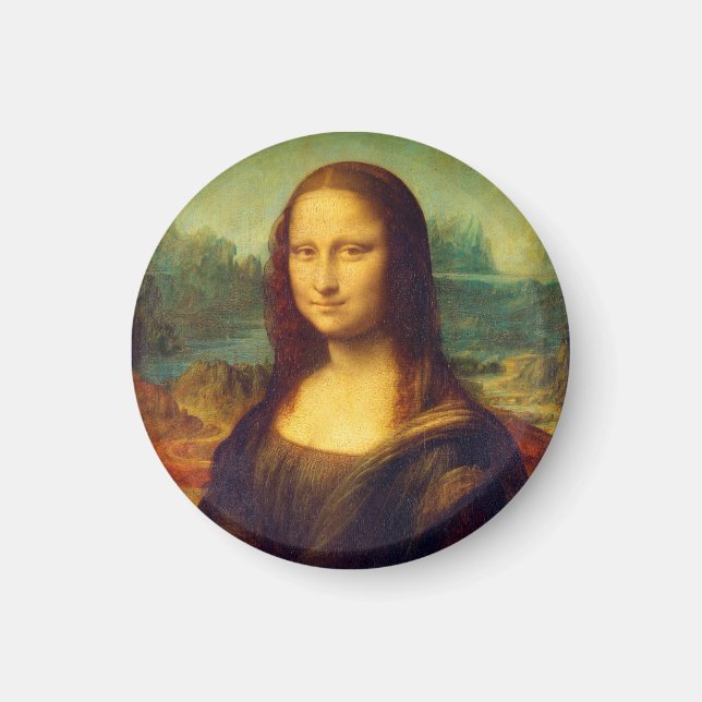 Mona Lisa av Leonardo Da Vinci Magnet (Framsidan)
