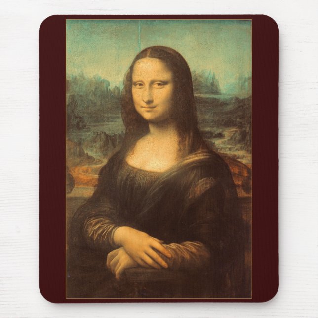 Mona Lisa av Leonardo da Vinci Musmatta (Framsidan)