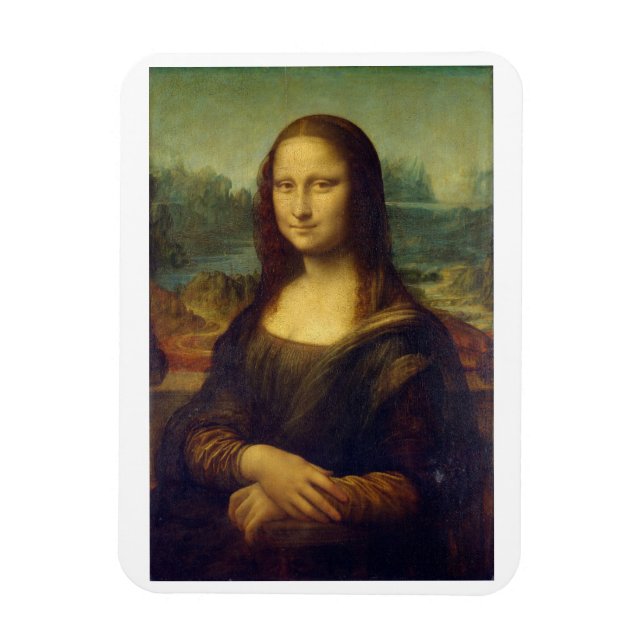 "MONA LISA" AV LEONARDO DA VINCI PHOTO MAGNET (Vertikal)