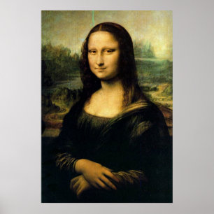 Mona Lisa av Leonardo Da Vinci Poster