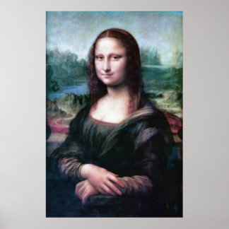 Mona Lisa av Leonardo da Vinci Poster