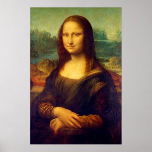 Mona Lisa av Leonardo Da Vinci Poster
