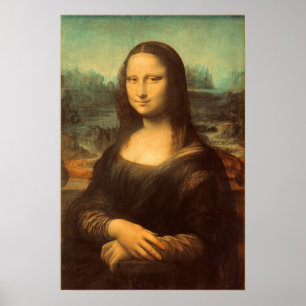 Mona Lisa av Leonardo da Vinci Poster