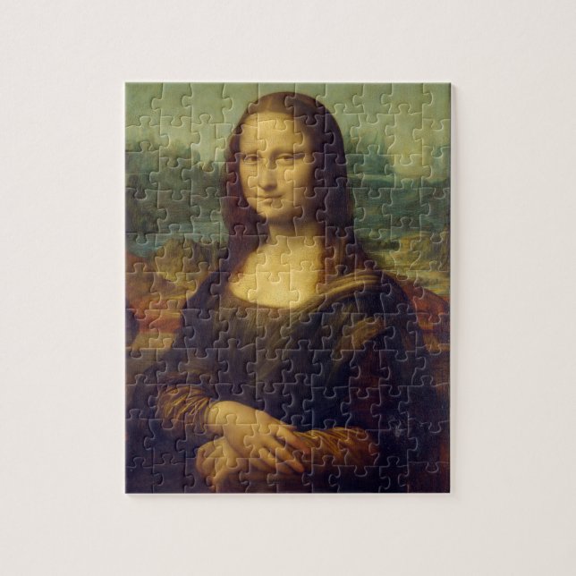 Mona Lisa av Leonardo Da Vinci Pussel (Vertikal)