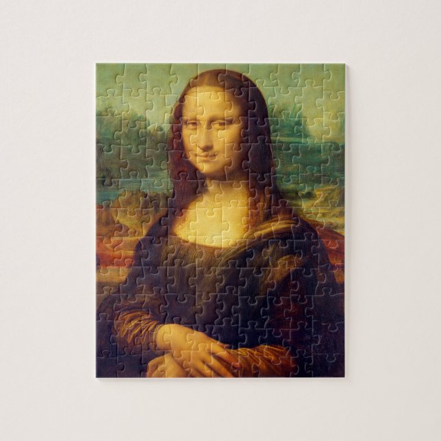 Mona Lisa av Leonardo Da Vinci Pussel (Vertikal)