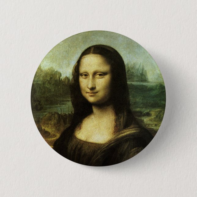 Mona Lisa av Leonardo da Vinci, Renaissance Art Knapp (Framsida)