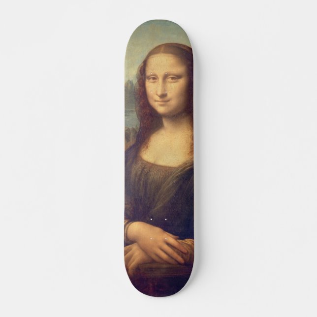 Mona Lisa av Leonardo Da Vinci Skateboard Bräda 20 Cm (Framsida)