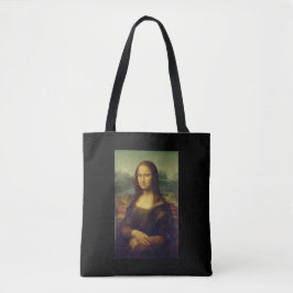 "MONA LISA" AV LEONARDO DA VINCI TOTE BAG TYGKASSE