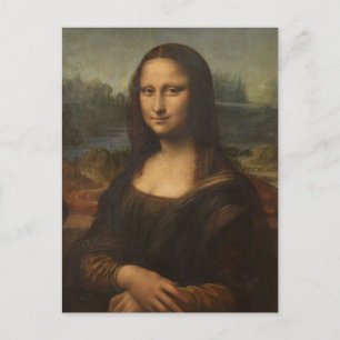 Mona Lisa av Leonardo da Vinci Vykort