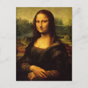 Mona Lisa av Leonardo da Vinci Vykort
