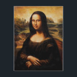 Mona Lisa av Leonardo Da Vinci Vykort<br><div class="desc">Mona Lisa av Leonardo Da Vinci på ett vykort!</div>