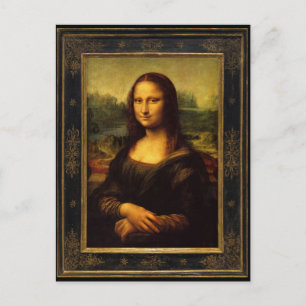 Mona Lisa av Leonardo da Vinci Vykort