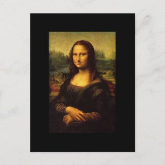 Mona Lisa av Leonardo DE Vinici Vykort
