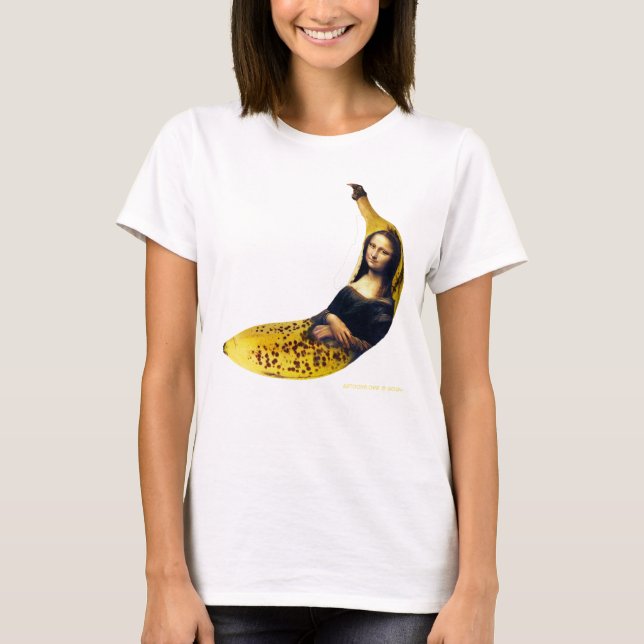 Mona Lisa Banana T Shirt (Framsida)