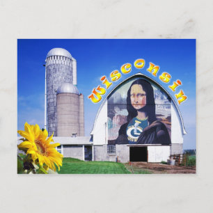 Mona Lisa Barn, Wisconsin Vykort