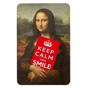 Mona Lisa Behålla Lugn och Smile Magnet