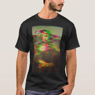 Mona Lisa Berömd Painting Artwork Leonardo da Vinc T Shirt
