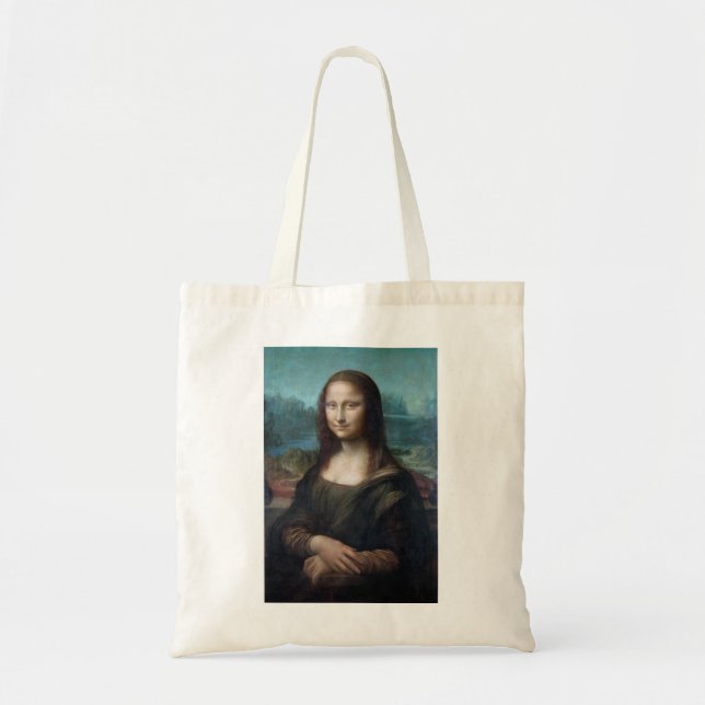 Mona Lisa Berömd Visual Arts Leonardo da Vinci Pai Tygkasse (Framsidan)