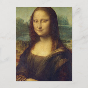 Mona Lisa Bild Ledge Vykort