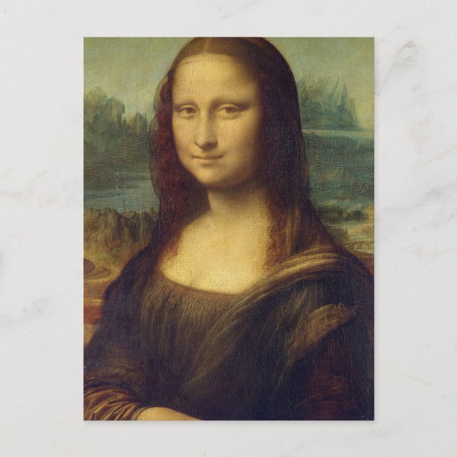Mona Lisa Bild Ledge Vykort (Framsida)