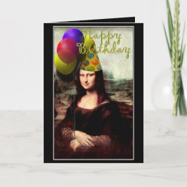 Mona Lisa - Birthday Girl Kort