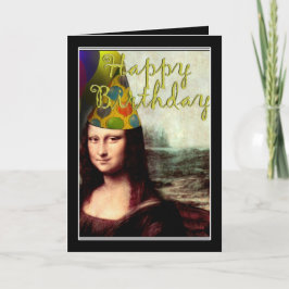 Mona Lisa - Birthday Girl Kort