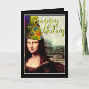 Mona Lisa - Birthday Girl Kort