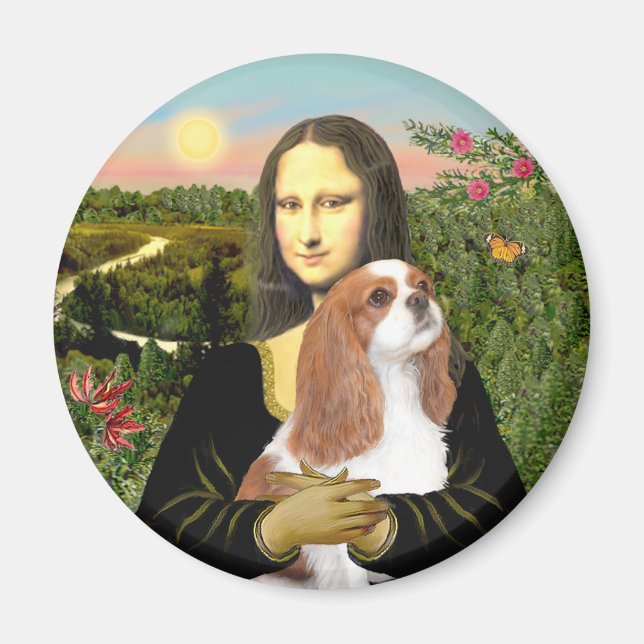 Mona Lisa - Blenheim Cavalier (F) Magnet (Framsidan)