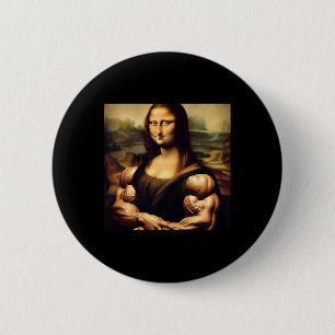 Mona Lisa Bodybuilding Funny Gift Knapp