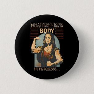 Mona Lisa Bodybuilding Muscle Gym Weightlift Wo Knapp