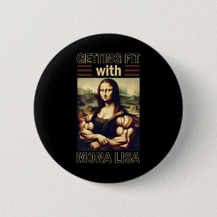 Mona Lisa Bodybuilding Muscle Gym Weightlift Wo Knapp